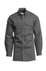 Lapco FR 7 oz. Uniform Shirt - Gray flame, resistant, retardant, work, grey, button down