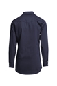 Lapco 7 oz. FR Western Pearl Snap Shirt - Navy - INV7WS