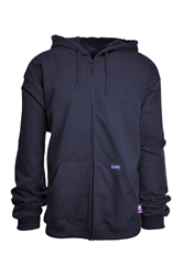 Lapco FR 12.5 oz. Mens Full Zip Hoodie flame, resistant, retardant, hoodie, zipper, sweatshirt, jacket