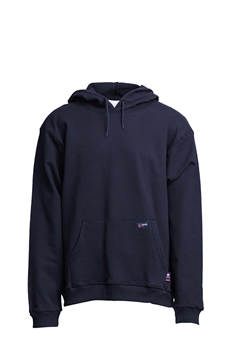 Lapco FR 12.5 oz. Mens Hooded Sweatshirt - Navy flame, resistant, retardant, hoodie, pullover