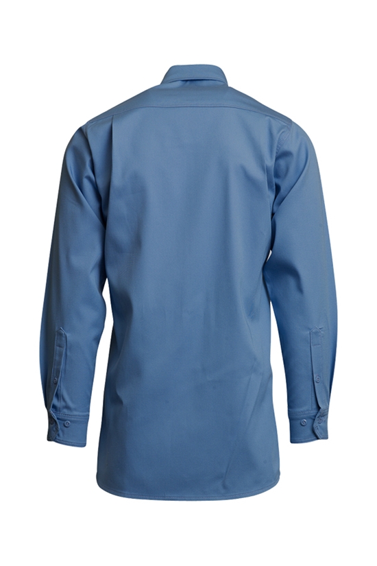 Lapco FR 7 oz. Uniform Shirt - Medium Blue - IMB7