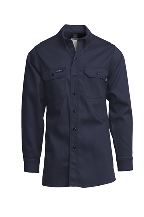 Lapco FR 7 oz. Uniform Shirt - Navy