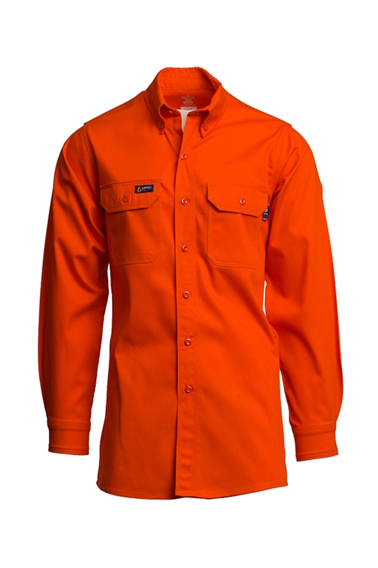 Lapco FR 7 oz. Uniform Shirt - Orange - IORA7