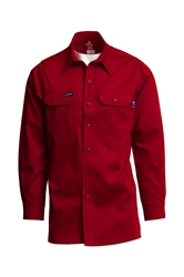 Lapco FR 7 oz. Uniform Shirt - Red flame, resistant, retardant, work, button down
