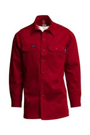 Lapco FR 7 oz. Uniform Shirt - Red