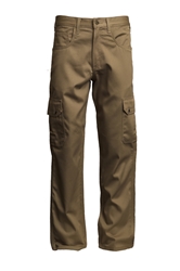 Lapco FR 9 oz. Cargo Pant - Khaki flame, resistant, retardant, work, uniform, pants, pocket, side, tan, utility