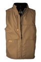 Lapco FR 9 oz Fleece-Lined Vest with Windshield Technology - Brown - V-FRWS9BR