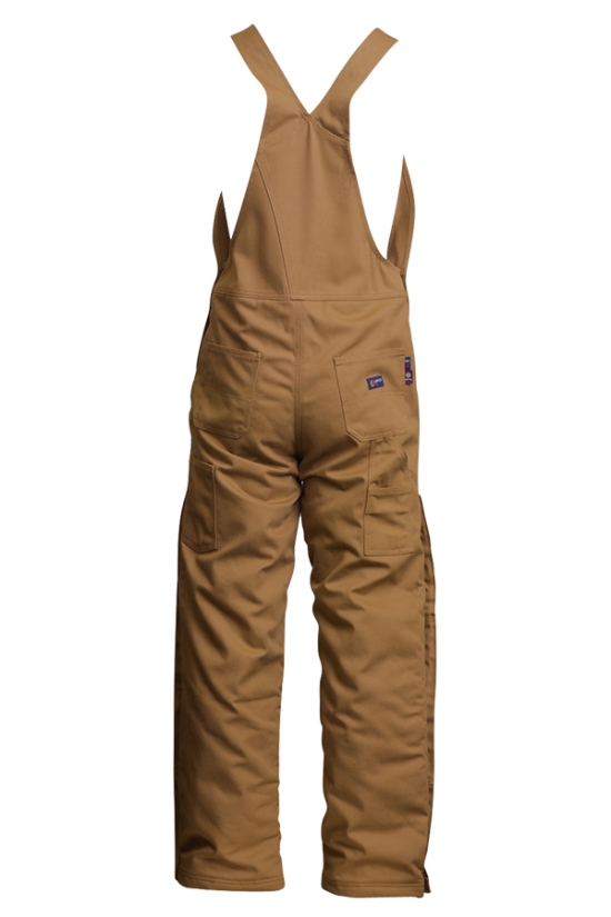 Lapco FR 9 oz. Insulated Bib Overalls - Brown - BIFRWS9BR