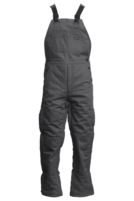Lapco FR 9 oz. Insulated Bib Overalls - Gray - BIFRWS9GY