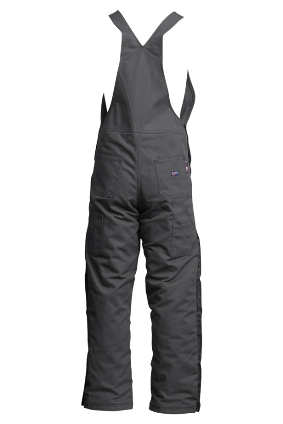 Lapco FR 9 oz. Insulated Bib Overalls - Gray - BIFRWS9GY