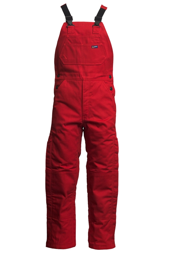 Lapco FR 9 oz. Insulated Bib Overalls in Red| BIFRWS9RE