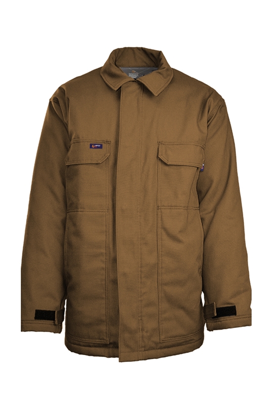 Lapco FR 9 oz. Insulated Chore Coat - Brown - JCFRWS9BR