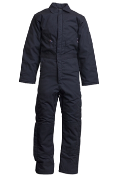 Lapco FR 9 oz. Insulated Coverall - Navy flame, resistant, retardant, all,
