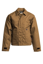 Lapco FR 9 oz. Insulated Jacket - Brown flame, resistant, retardant, coat, tan, windshield, waterproof, water, repelling, wind, blocking, wicking