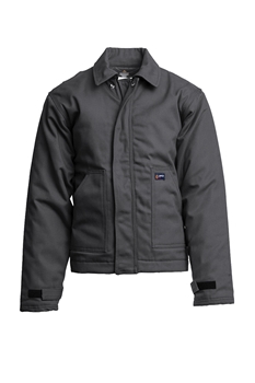 Lapco FR 9 oz. Insulated Jacket - Gray flame, resistant, retardant, coat, grey, windshield, waterproof, water, repelling, wind, blocking, wicking
