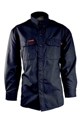 Lapco FR Mens Nomex Uniform Shirt - Black flame, resistant, retardant, work, button, down, noir, frc, work, shirt