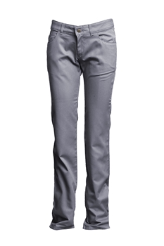 Lapco FR Womens 7 oz. Uniform Pant - Gray westex, ac, advanced, comfort, ultrasoft, ultra, soft, womens, work, grey