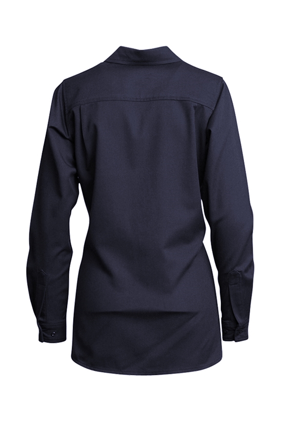 Lapco FR Women's Advanced Comfort Uniform Shirt - Navy - L-SFRACNY