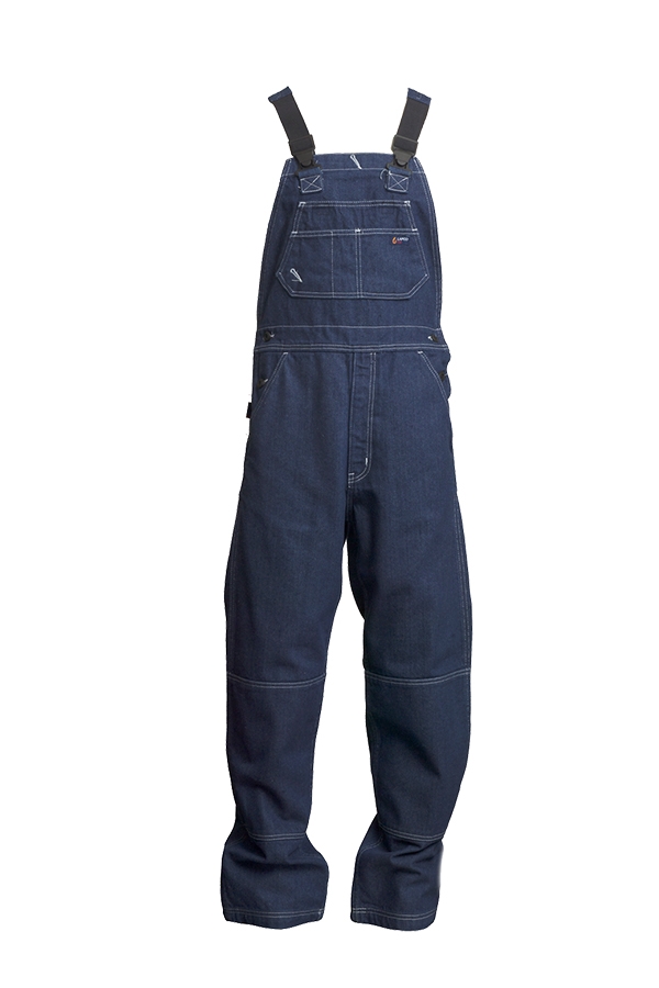 Lapco FR 13 oz. Denim Bib Overalls flame, resistant, retardant, over, all