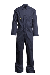 Lapco Mens 7 oz. FR Deluxe Coveralls - Navy 