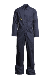 Lapco Mens 7 oz. FR Deluxe Coveralls - Navy 