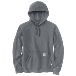 Mens Carhartt FR Force Original Fit Midweight Hooded Sweatshirt - Granite Heather 