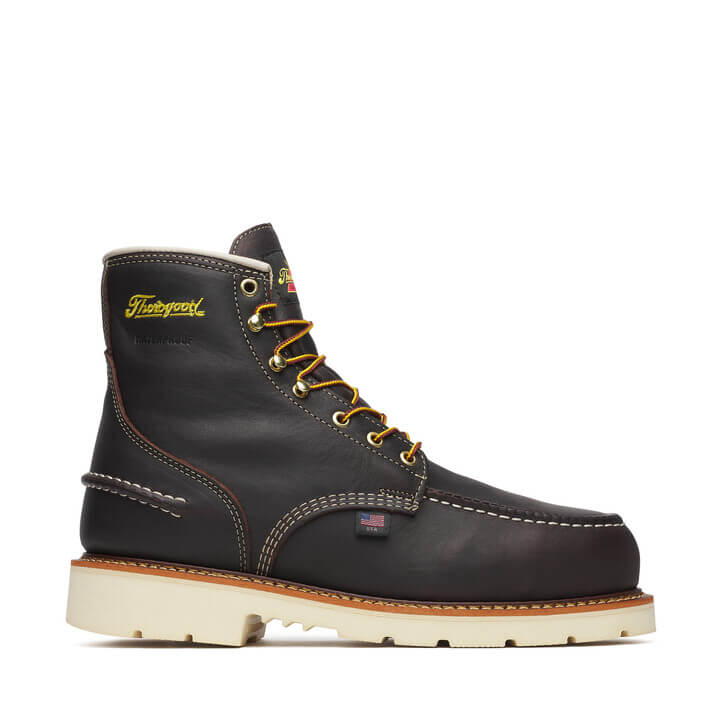 Mens Thorogood 1957 Series - Waterproof 6" Briar Pitstop Safety Toe 