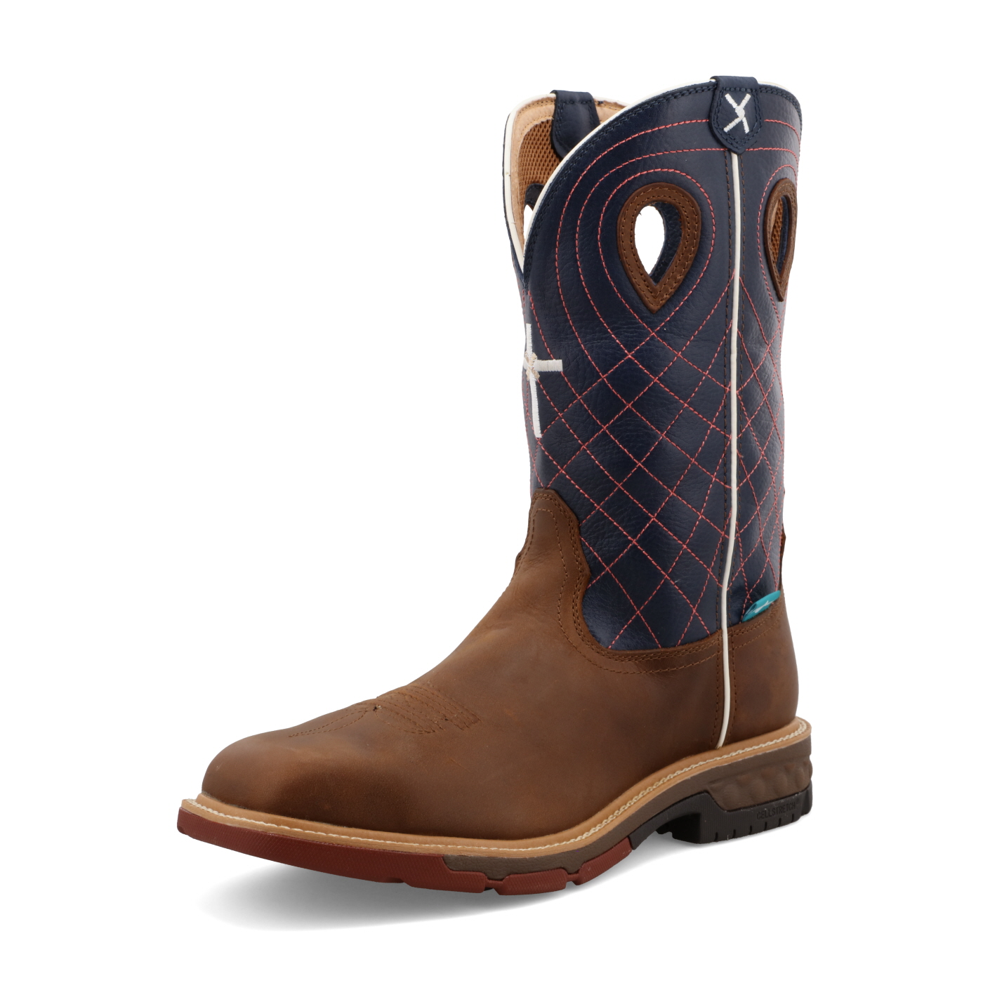 Mens Twisted X 12" Western Work Boot 
