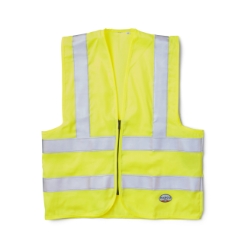 Rasco FR Hi Vis Safety Vest - Class 2 flame, resistant, retardant, high, visibility, viz, trim, green, striping, type p, type r, p, r, type, cat 2, hi-vis