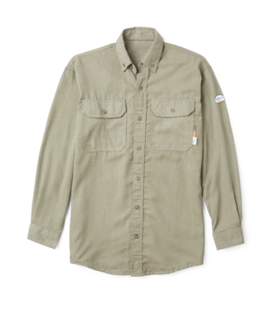 Rasco FR Men's DH Air Uniform Shirt - Khaki - FR1344KH