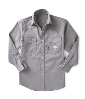 Rasco FR Men's Snap Shirt - Gray