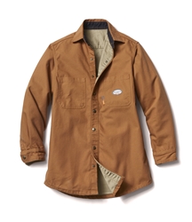 Rasco FR Shirt Jacket - Brown Duck flame, resistant, retardant