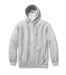 Rasco Flame Resistant 10 oz. Pullover Hoodie - Gray flame, resistant, retardant, sweatshirt, hooded, grey