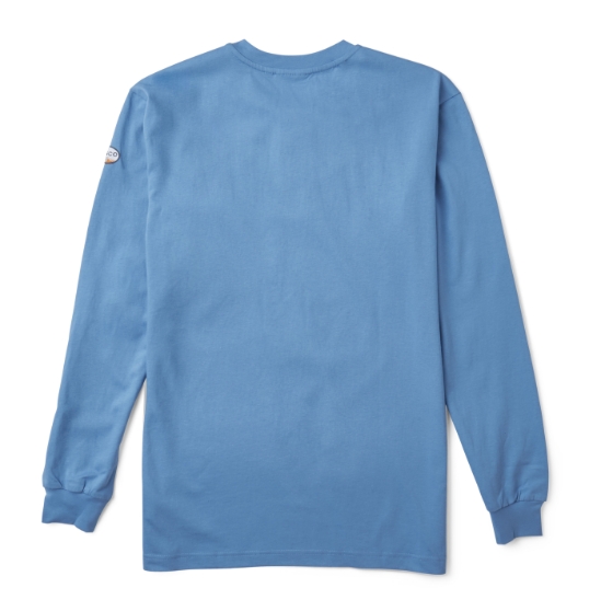 Rasco Flame Resistant Henley T-Shirt - Work Blue - FR0101WB