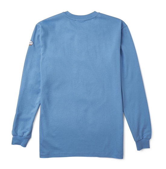 Rasco Flame Resistant Henley T-Shirt - Work Blue - FR0101WB