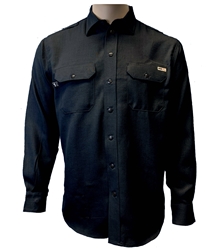 Reed FR Mens Nomex IIIA Snap Work Shirt - Navy fr, frc, arc, flash, fire, retardant, flame