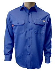 Reed FR DH Work Shirt - Royal Blue fr, frc, arc, flash, fire, retardant, flame