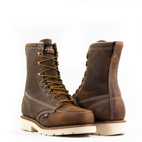 Thorogood Men's American Heritage 8" Moc Toe - Safety Toe - 804-4378