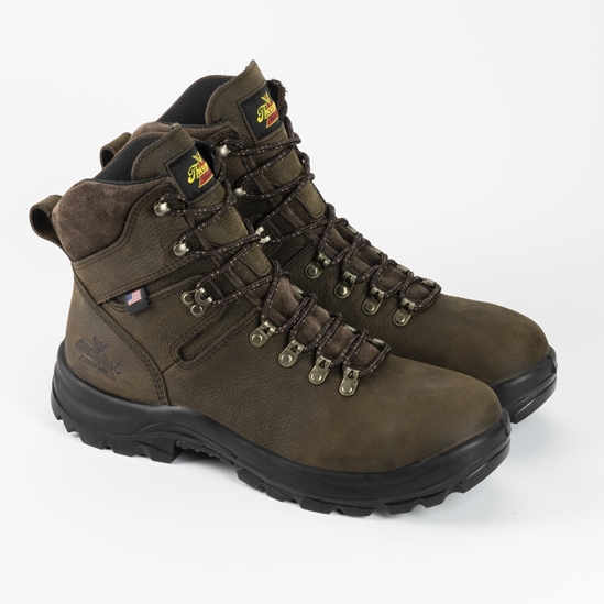 Thorogood Men's American Union 6" Waterproof Brown Work Boot - 804-3365