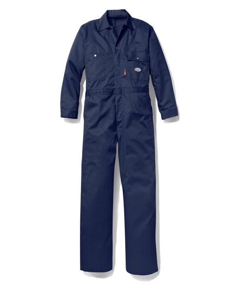 Rasco FR 7.5 oz. Coverall - Navy flame, resistant, retardant, mens, mens
